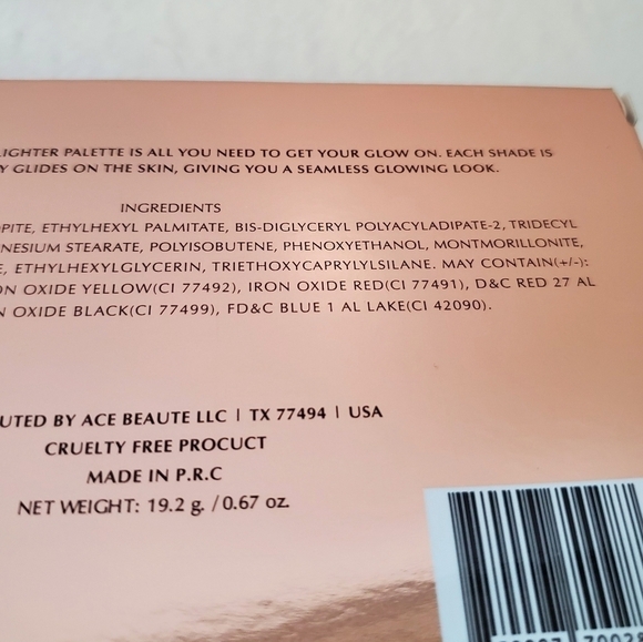 NIB Ace Beaute Glow Essentials Shimmer Highlighter Palette - Picture 10 of 14